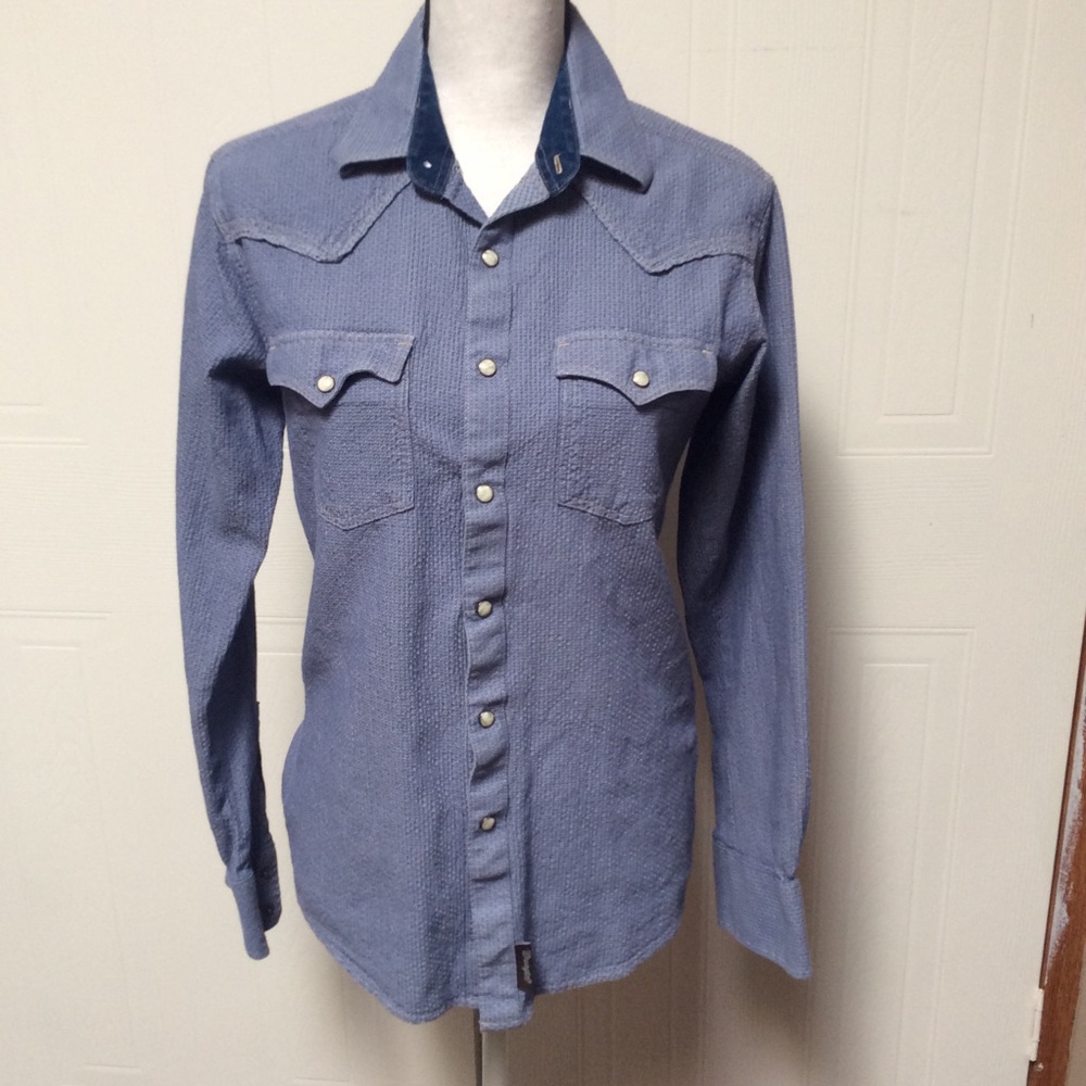 Men’s Wrangler Retro pearl snap shirt Size S